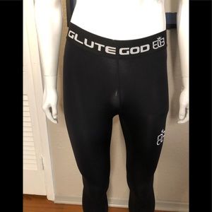 Mens GLUTE GOD leggings size small.